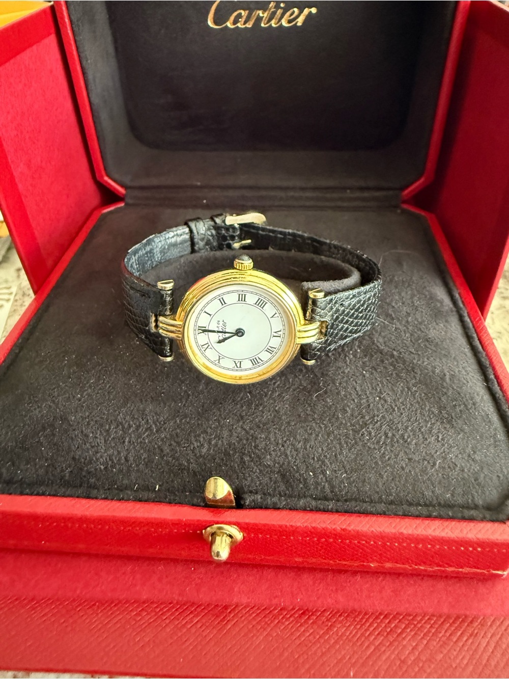Must de Cartier solid sterling silver 18k gold plated - Picture 2 of 11